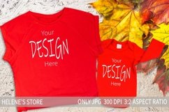 Fall mommy and me mockup | Mockup bundle| Mom and me Product Image 4