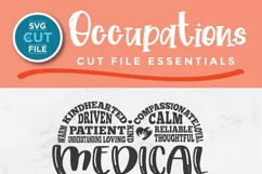 Medical Assistant svg, a MA svg healthcare file for crafters Product Image 2