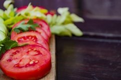 Sliced vegetables on the table Product Image 1