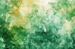 Abstract Green Watercolor Background Wallpaper Product Image 1