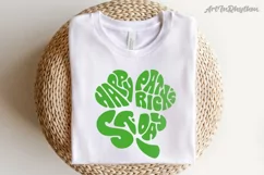 Happy St. Patrick's Day Svg, Lucky Clover Svg, Shamrock Svg Product Image 1