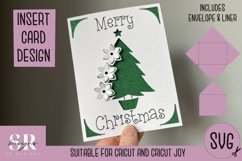 3D Christmas insert card design| Paper cutting | Cricut Joy Product Image 1