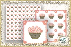 18 Digital Papers - Camping Party Clip art design , Glamping Product Image 4