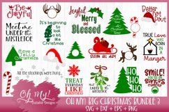 Oh My! Big Christmas Bundle 3 - 20 Designs SVG EPS DXF PNG Product Image 1