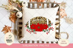 Football animal print sublimation png Product Image 1
