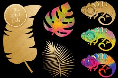 Chameleon Clipart Set Product Image 6