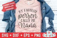 My Favorite People Call Me Nana | Mother's Day SVG Product Image 2