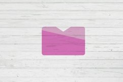 horizontal card wallet template svg png dxf ai files Product Image 1