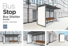 Bus Stop Bus Shelter Mockup Vol- 27 Product Image 1