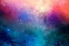 Space Watercolor Backgrounds - Free Design of The Week Product Image 4