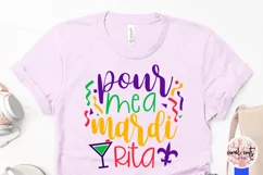 Pour me a mardi rita - Mardi Gras SVG EPS DXF PNG Product Image 3