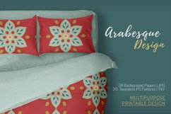 38 Arabesque Papers JPG &amp; 20 Seamless Tiles PS Patterns PAT Product Image 1