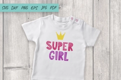 Super girl SVG, Girl t-shirt SVG Product Image 2