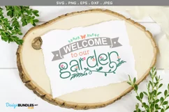 Welcome to our Garden, Grandma's Garden - svg cut file Product Image 1