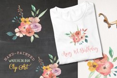 Floral Jessica Watercolors Flowers Arrangements 6 Bouquets Product Image 3