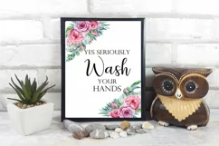 Wash Your Hands Wall Art Printables- Wash Your Hands Print Product Image 3