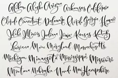 United Scripts: a font of states! - Free Font of The Week Product Image 6