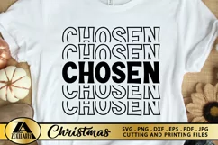 Christian SVG PNG EPS DXF Chosen SVG Blessed SVG Cut Files Product Image 4