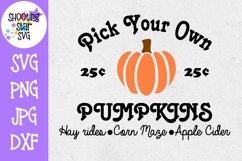 Pick Your Own Pumpkin SVG - Fall SVG - Halloween SVG Product Image 1