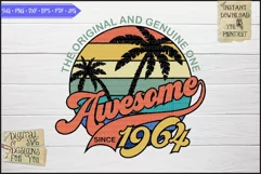 1964 Vintage Birthday | Vintage Birthday | Retro birthday Product Image 1