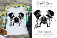 English Bull Dog SVG / EPS / DXF / PNG Files Product Image 1