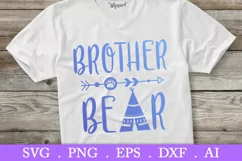 SALE! Arrow mama bear svg, papa bear svg, brother bear svg Product Image 2
