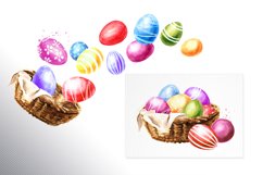 Happy Easter. Watercolor collection Product Image 19