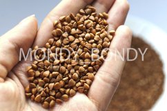 Buckwheat porridge groats close up. Cookery Product Image 1