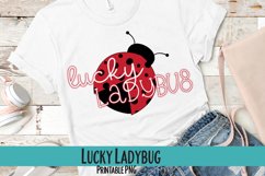 Lucky Ladybug Sublimation PNG Product Image 1