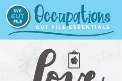 Love my job Dietician svg- a Dietician SVG file for crafters Product Image 2