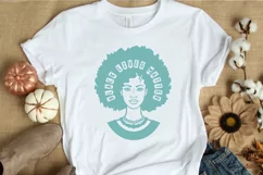 Black Woman SVG Black Lives Matter SVG PNG EPS DXF Afro SVG Product Image 4