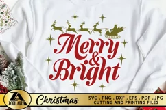 Christmas SVG PNG EPS DXF Christmas Quotes SVG Ornament SVG Product Image 3