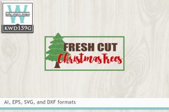 Christmas SVG - Fresh Cut Christmas Tree Product Image 2