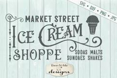 Market Street Ice Cream Shoppe - Summer - SVG DXF Files Product Image 2
