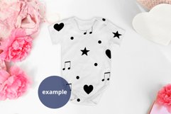 Valentine's day Baby bodysuit Mockup PSD, bodysuit mockup Product Image 2