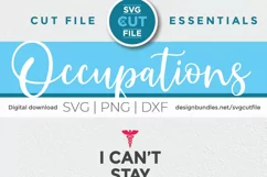 LPN svg - a coronavirus | COVID I can't stay home svg Product Image 4