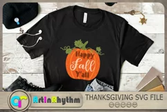 Happy Fall Y'all Svg, Thanksgiving Svg, Fall Sign Svg Product Image 3