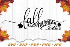 Fall Is My Favorite Color SVG | Fall Quote SVG Product Image 2