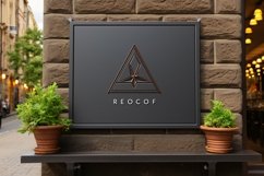 Sign Board Mockup on Building Wall Product Image 2