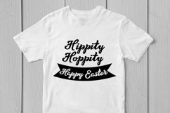 Hippity Hoppity Happy Easter - EasterSVG EPS DXF PNG Files Product Image 2