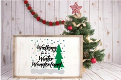 Walking in a Winter Wonderland SVG Cut File - Christmas SVG Product Image 3