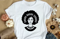Black Woman SVG Black Lives Matter SVG PNG EPS DXF Afro SVG Product Image 7