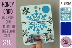 Christmas Money card | Paper cutting | Money card Product Image 1