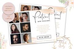 PSD Photo Mini Session Card Template - Design #29 Product Image 1