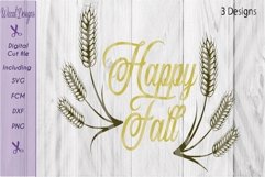 Happy Fall, Thankful, Blessed, quotes, Harvest, wheat Product Image 4