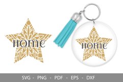 Keychain Star SVG Design Product Image 1