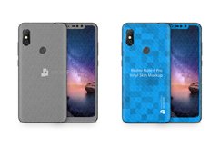 Xiaomi Redmi Note 6 Pro Vinyl Skin Design Mockup 2018 Product Image 2