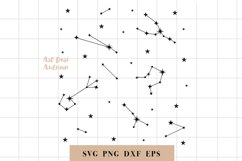 Stars SVG, Constellations svg, Zodiac signs Product Image 1
