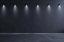 Black Wall with Spotlight Product Presentation Background Product Image 1