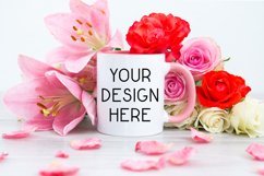 Mug Mockup Valentine&#039;s Day 11 Oz White Coffee Cup Product Image 1